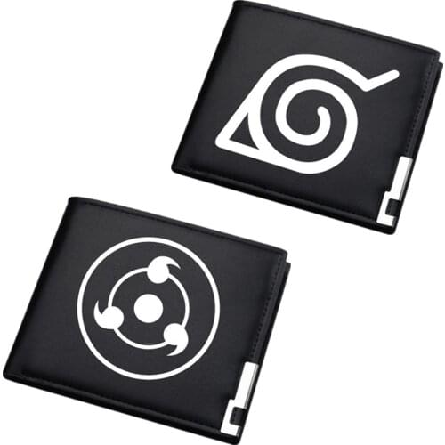 Anime Cosplay Pu Leather Short Wallet Card Holder Coin Purse Money Bag Gift