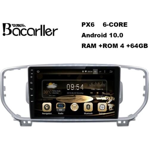 For KIA Sportage 4 QL 2018 2019 Car Radio Multimedia Video Player Navigation GPS android 10 with DSP 2.5 D IPS screen