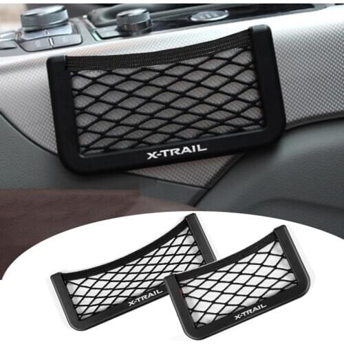 Car Storage Net Bag Phone Holder Pocket Organizer for Nissan X-TRAIL XTRAIL T30 T31 T32 Accessories Car Styling