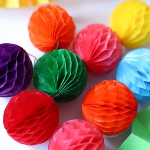 8inch 20cm Paper Honeycomb Balls DIY Flower Lantern Balls Hanging Honeycomb Balls Wedding Birthday Baby Shower Party Decorations