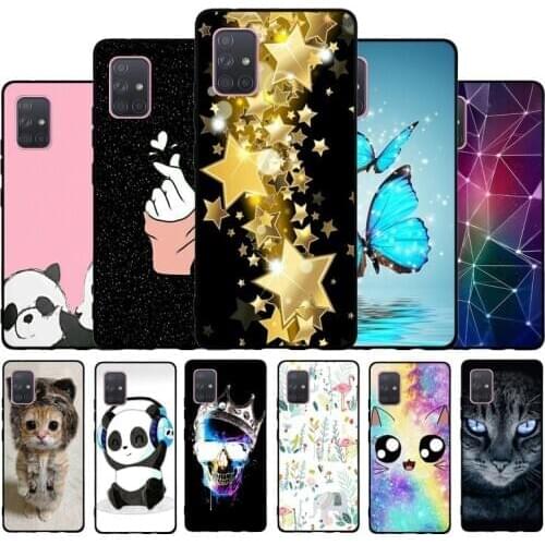 Phone Cover For Samsung Galaxy A51 2020 5G Case Silicone Soft TPU Cover For Samsung A41 A70E A71 5G 2020 A716F A7156 Case Cute