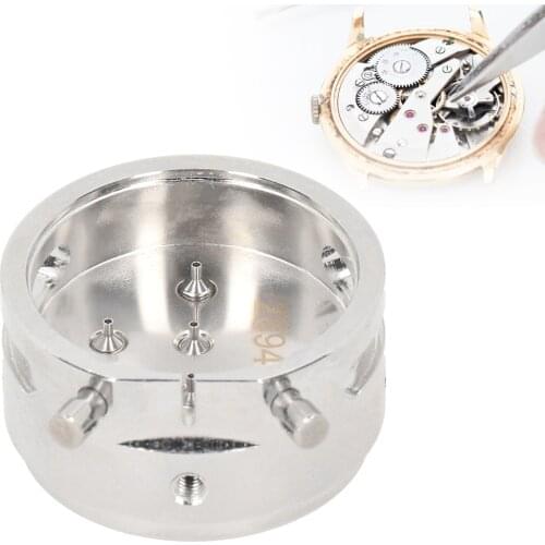Watch Movement Holder Base Accessory Kit for 2894/2894-2 Movement Fixed Hold Stainless Steel Watchmaker Watch Repair Tool 33.5mm