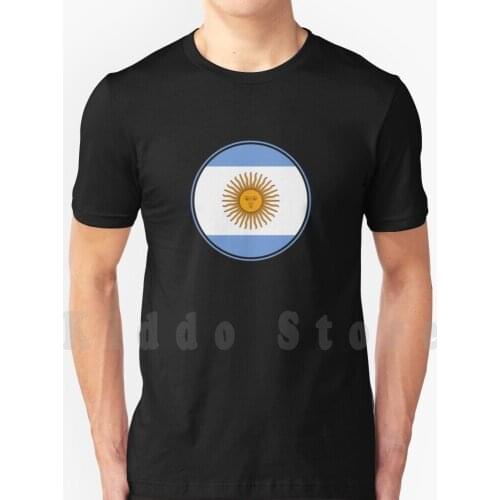 Flag Argentina T Shirt Cotton Men DIY Print Cool Tee Argentina Argentina Peru Chile Venezuela Colombia Ecuador Futbol Bolivia