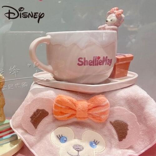 Disney Star Dai Lou Daffy ceramic cup Tokatong Mark water cup afternoon tea star Dew cup environmental reusable cup
