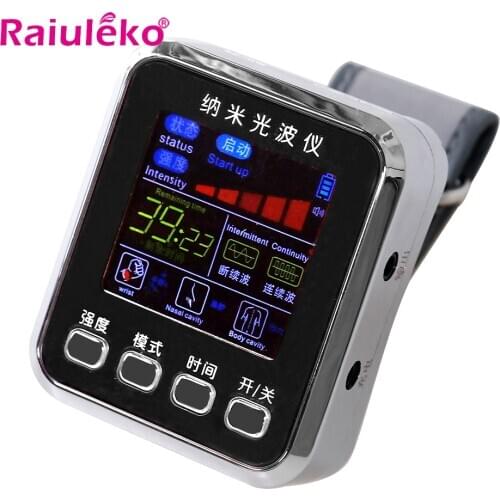 650nm Laser Therapy Watch Diabetic Wrist Watch LLLT for Rhinitis Hypertension Treatment Laser Sinusitis Therapeutic Apparatus