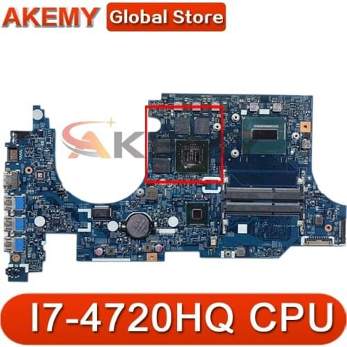 Akemy laptop Motherboard For ACER Aspire VN7-591G Mainboard 14206-1 I7-4720HQ N16P-GX-A2 DDR3L