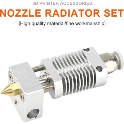 MK8 Assembled Extruder J-head Hot End kit For Ender 3 CR10 3D Printer Accessories 1.75/0.4mm Nozzle Aluminum Heating Block