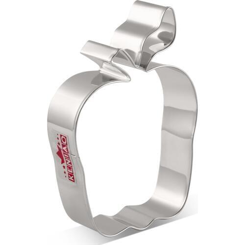 KENIAO Apple Cookie Cutter - 7.2 x 10.3 cm - Fondant / Biscuit Cutter - Stainless Steel