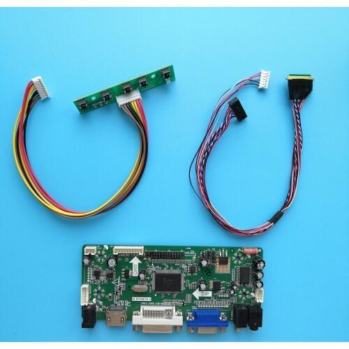 LED LCD HDMI DVI VGA Controller board DIY for 40pin LP173WD1(TL)(C4)/LP173WD1(TL)(D1) 1600X900 screen monitor card