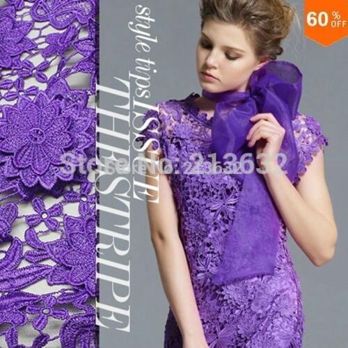 PQYY57 african guipure lace water soluble chemical lace guipure lace fabric hollow out african lace fabrics high quality tecido