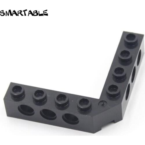 Smartable High-Tech Brick 5x5 with Holes Right Angle Building Block Parts Toys Compatible 32555 MOC Toy Gift 20pcs/lot