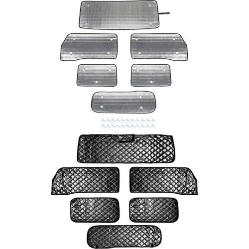 Window Sunshade Visors Full Set Sun Shade Windshield UV Block Shield Cover Fit for Suzuki Jimny JB64 JB74 2019-21 Car Accessorie