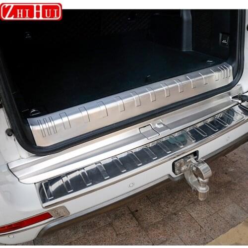 High Quality Stainless Steel Car Styling Rear Bumper Protector Sill Trunk Guard Tread Plate For Haval H9 2015-2021 Accessories