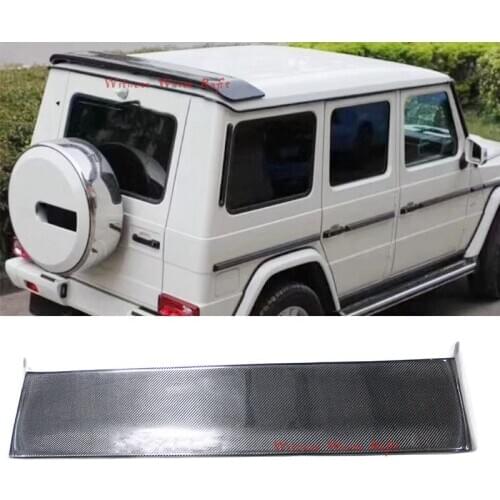 High Quality carbon fiber & FRP Rear Wings Trunk Lip Spoiler For Benz G-CLASS W463 G500 G550 G900 G63 roof wing 2006-2017