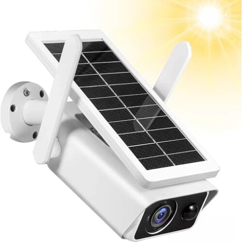 Wifi Battery Camera Solar Powered Wireless IP Camera Network Video Surveillance Security Camera Solar Panel PIR Remote Control