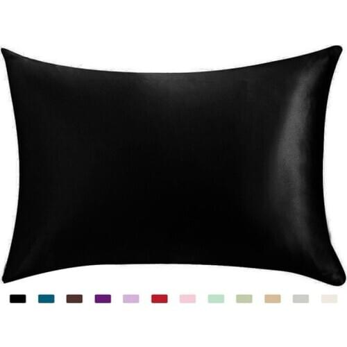 100% Silky Satin Hair Beauty Pillowcase Standard Queen 1PC