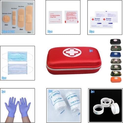 2020 New 217Pcs-In-1 First Aid Kit Portable Basic Protection For Home Family Outdoor Camping Travel Emergency Wound Treatment