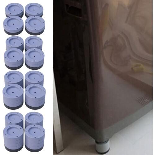 4 Pieces WASHING MACHINE ANTI VIBRATION PADS FEET MAT FOR HOME WASHER DRYER