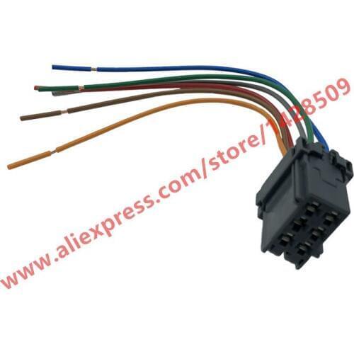 6 Pin Truck Cable Connector Alarm Horn Front Fog Light Backlight Switch Plug Socket For Foton Auman GTL