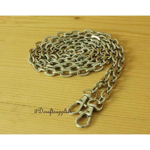 Bag chain purse chain for bag metal shoulder chain cross body strap chain nickel 120 cm K121