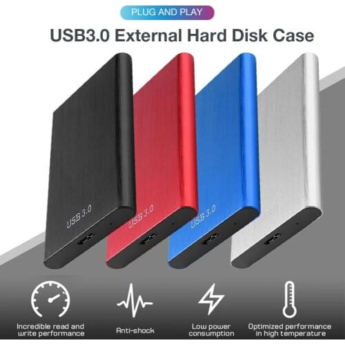 2.5 Inch HDD SSD Case SATA to USB 3.0 Adapter HDD Hard Disk Drive External HDD Enclosure Case 2TB HDD Disk for Windows M a c OS