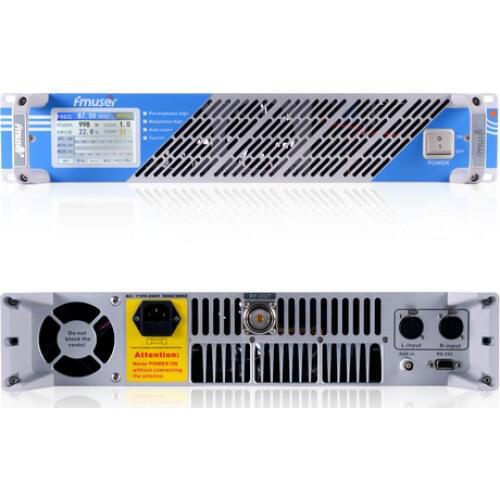 FSN-1000T DSP 1000W 1KW FM Radio Transmitter with touch screen For Radio Stations 20-30km