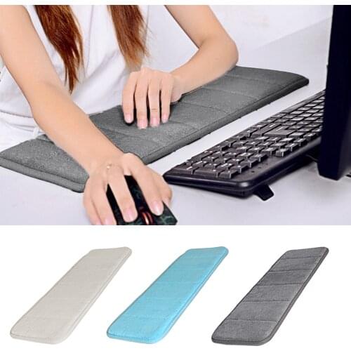Vococal Ultra Memory Cotton Keyboard Pad Soft Sweat-absorbent Anti-slip Computer Wrist Elbow Mat Gift for Office Table Desktop