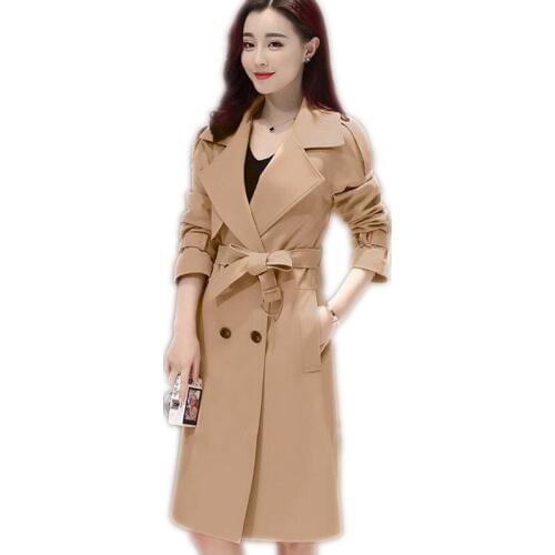 Jsfly Women's Double Breasted Trench Coats