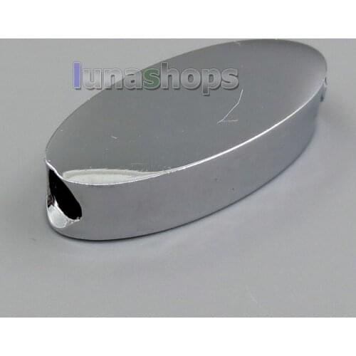 LN005236 1pcs Full Metal Speaker Headphone Cable Audio Splitter Adapter For DIY Custom Cable