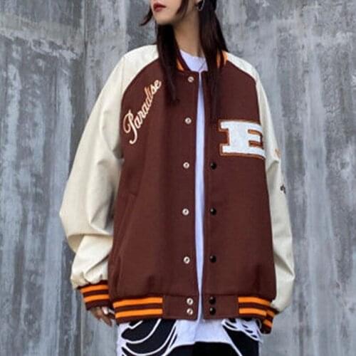 Женские кожаные бомберы Lovely Ran China At AliExpress