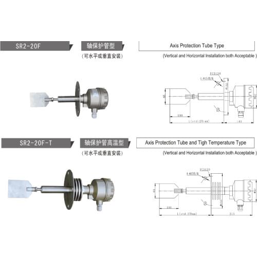 Restricted Rotation Level Switch SR-20F SR-20F-L SR-20F-T