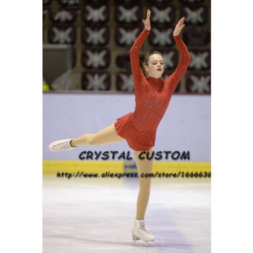 Figure Skating Dresses For Girls Graceful New Brand Custom Ice Skating Dresses For Competition DR4438