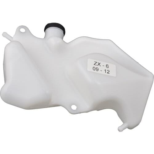 Motorcycle Water Coolant Overflow Reservoir Tank Radiator For Kawasaki Ninja ZX6R 2009-2012 ZX 6R ZX-6R
