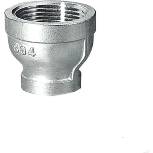 Free shipping 2"- 3/4" Female Nipple Threaded Reducer Pipe Fittings Stainless Steel SS304