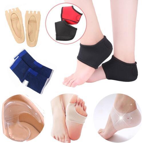 Silicone Insoles Gel Socks Pedicure Foot Tools Anti Cracked Heel Moisturizing Socks Shoes Insoles Cushion Pads Valgus Corrector