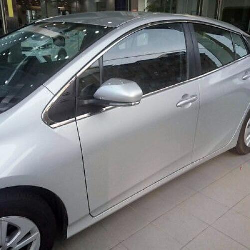 Steel Full Set Window Sill Trim 14pcs for Toyota Prius Prime / PHV 2017 -2018