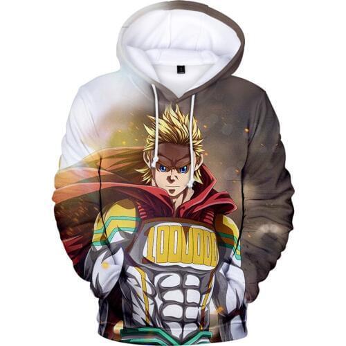 3D Printed My Hero Academia Zipper Hoodie Men Women Boko no hero Academia All Might Cosplay Costume Sweatshirt School Jackets