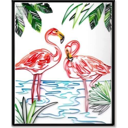 UNIQUILLING 3D Quilling Paper Paintings Creative Wall Art Decor DIY Quilling Paper Crafts Gifts DIY Quilling Paper Tool Kits