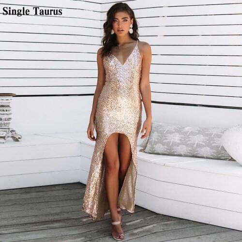 Spaghetti Strap Party Dress Vestidos Verano 2020 Vestidos De Fiesta Sexy Club Dress Sequins Bodycon Women Dress
