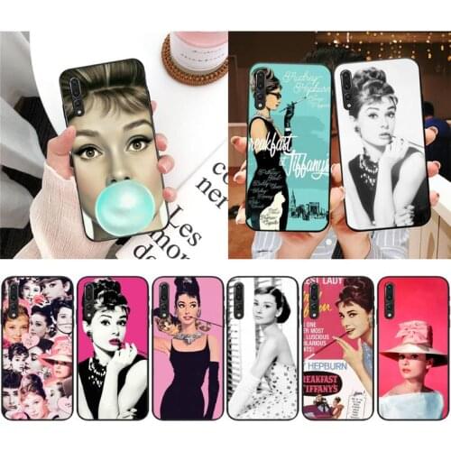 Zororong Audrey-NoveltyS Hepburn Fundas Phone Case For Xiaomi 9 10 11 PRO LITE Redmi NOTE 7 8 9 A PRO K20 30 PRO