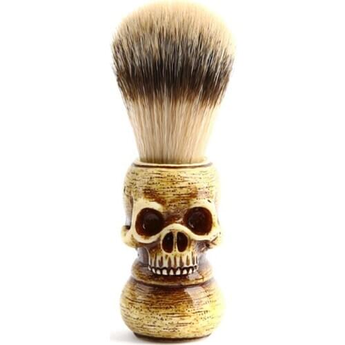 1Pc Badger Hair Shaving Brush Men Shaving Brush Barber Salon Facial Beard Clean Shave Tool Razor Brush With Handle