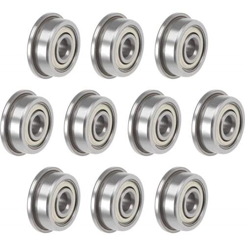 10pcs Double Shielded Miniature High-carbon Steel Single Row Ball Bearing 608ZZ F623ZZ