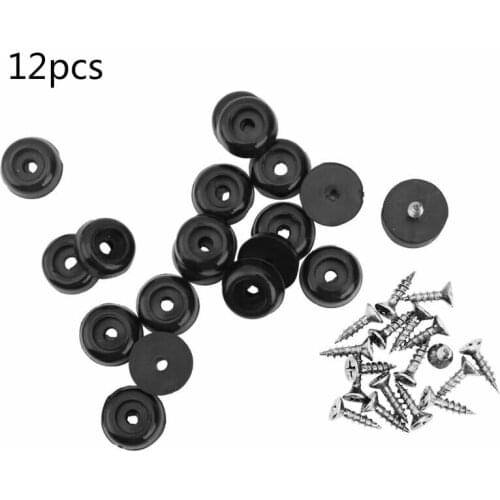 12 pcs Rubber Non-slip Chair Leg Caps Feet Silicone Pads Sofa Foot Covers Furniture Legs Floor Protector Pad