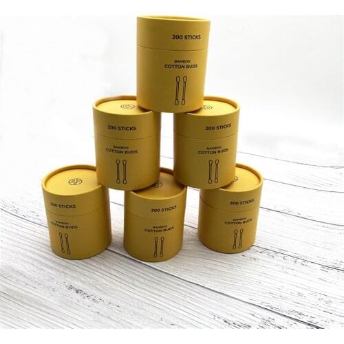 200Pcs Disposable Medical Iodine Cotton Stick Swab Home Disinfection Emergency Double Head Wood Buds Tips Nose Ears Cleaning