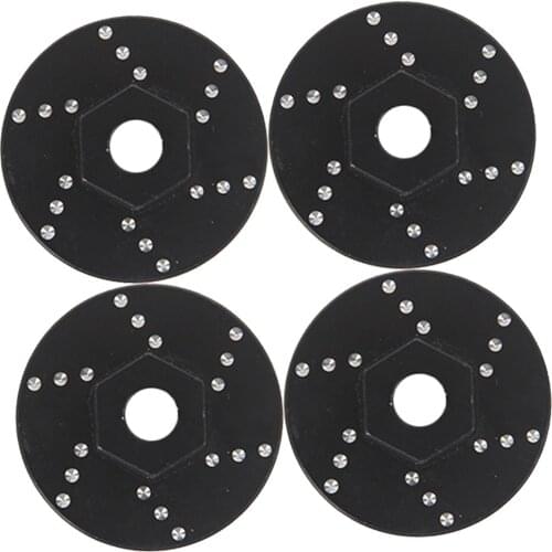 4pcs Metal Simulated Brake Disc for WPL B14 B24 C14 C24 1:16 RC Climbinng Trucks, Easy to Install