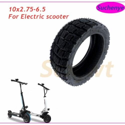 10x2.75-6.5 Tubeless Tire for Electric Scooter 10 Inch Upgrade Off-road Vacuum Tyre for FLJ SK1 Speedway 5 Dualtron 3