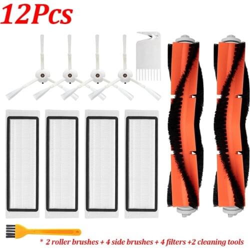 HEPA Filter + Side Brush + Main Brush kit for Xiaomi Vacuum 2 for Roborock S50 S51 S55 MI Robot Vacuum Cleaner Parts Accessories