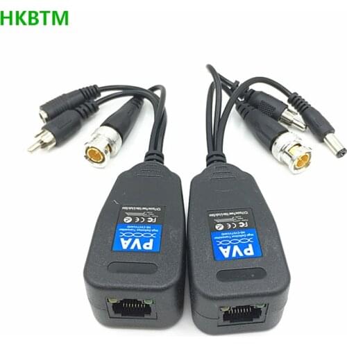 CCTV video hd 8MP balun connector balun transceiver rj45 balun for cctv security surveillance balun hd video balun