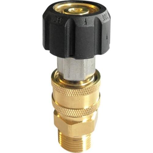Pressure Washer Adapter Set M22 To 1/4 Inch Quick Connect Kit Washer Foam Washing Machine Threaded Connect Connector Head