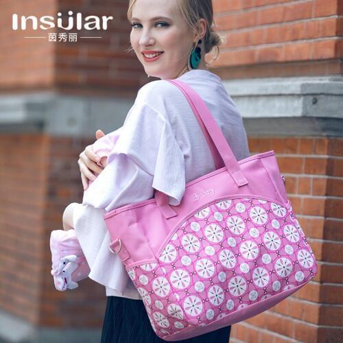 Fashion Baby Dipper Bag Large Capacity Nappy Bag Women Messenger Bag Mommy Bag for Strollers